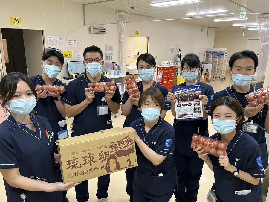 諸見里ポートリー様に激励いただきました！