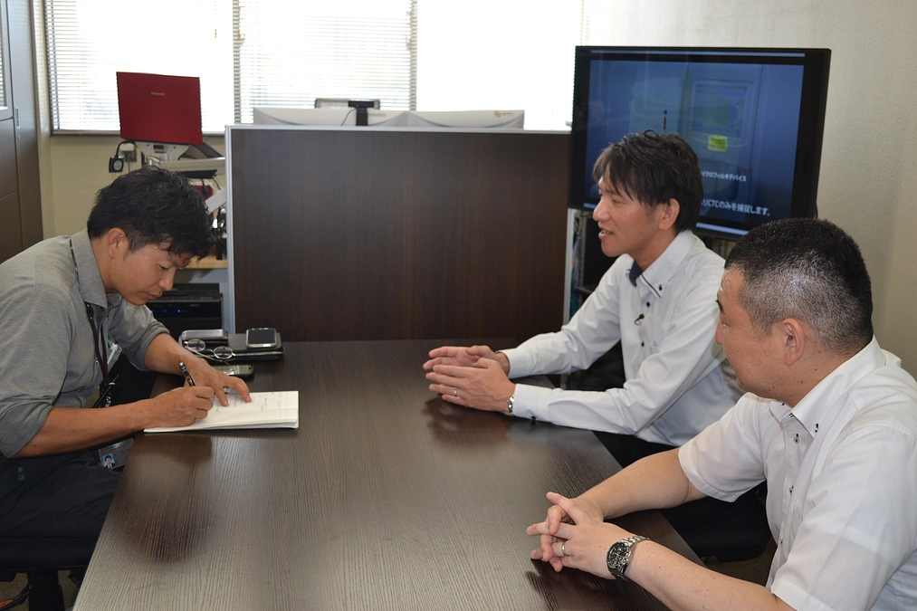 熊本朝日放送（KAB）様に取材を行って頂きました