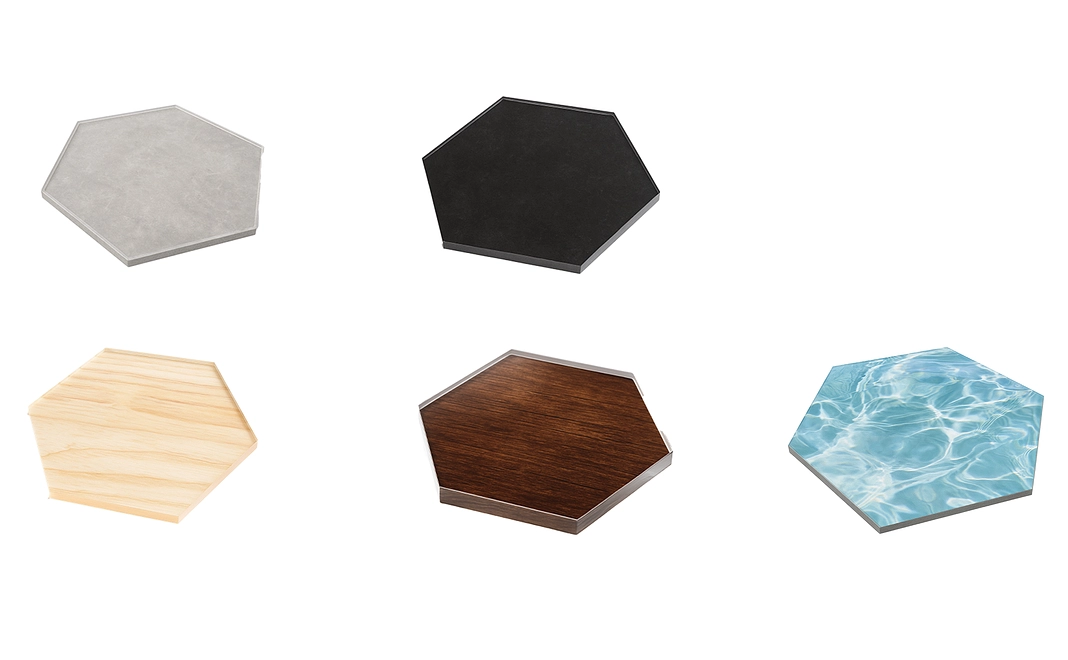 「六角アクリルパネル」