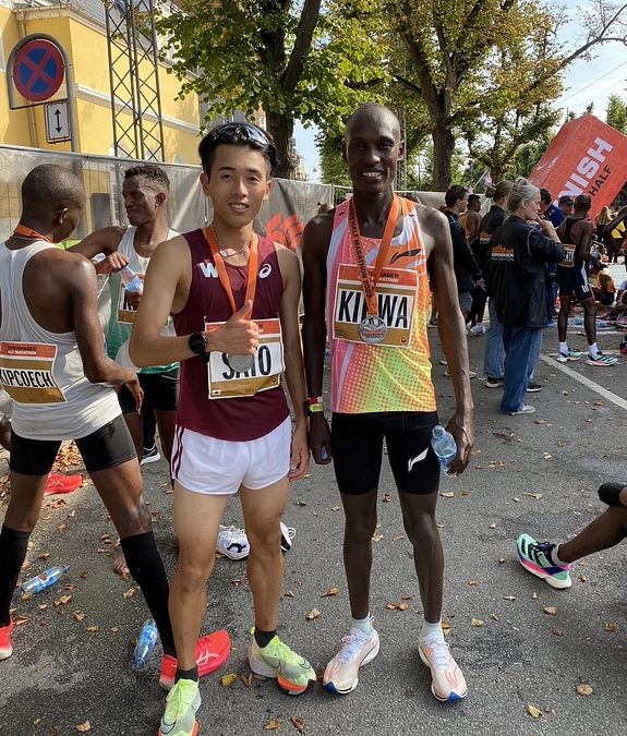 佐藤航希選手がコペンハーゲンハーフマラソンに出場しました！