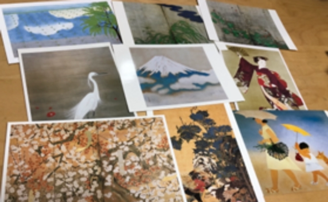 感謝のハガキ（日本画の絵画のポストカードセレクト）