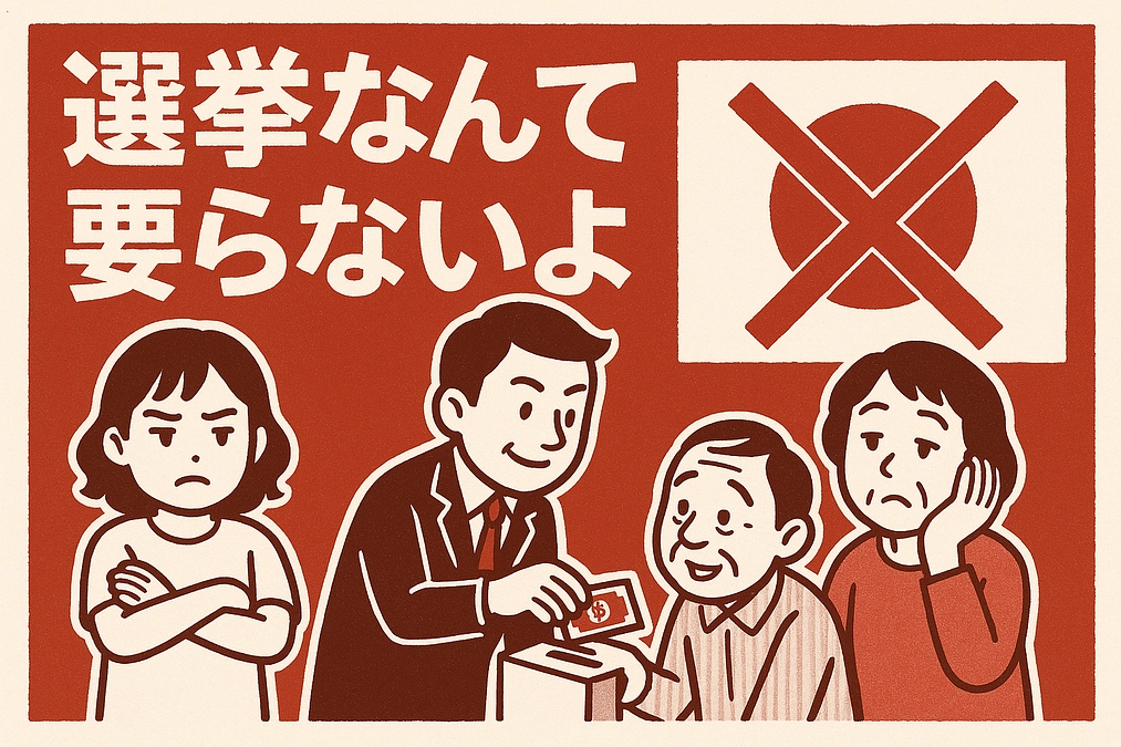 note 毎日投稿28日目：選挙なんて要らないよ その２８（日の丸❓）