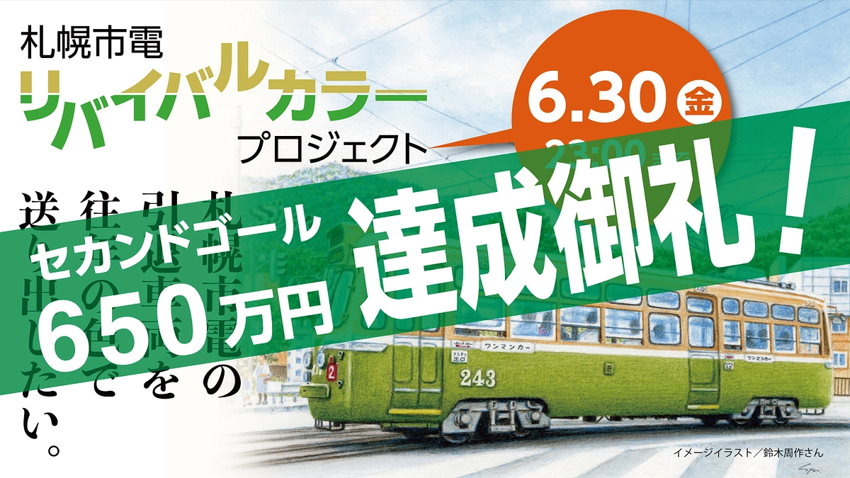 セカンドゴールも達成！ 本当にありがとうございます！