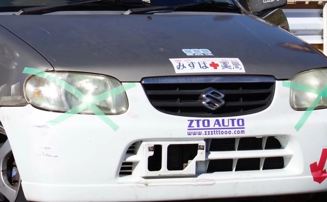 【中サイズ】新車の車体へロゴ貼付