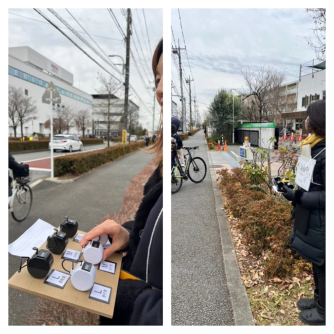 交通量調査の様子②