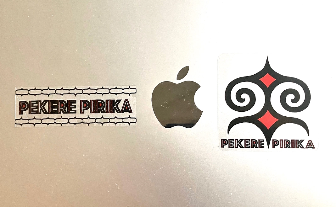 Pekere Pirika オリジナル ステッカー２枚セット