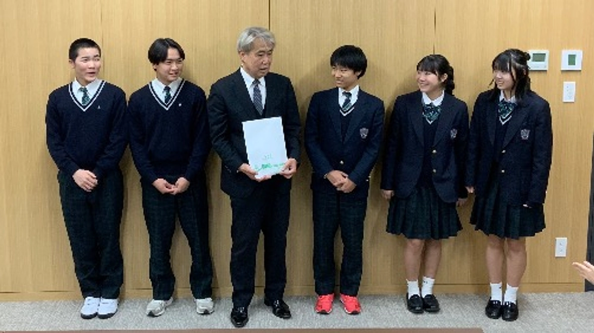 地元の中学生から追加のご支援いただきました！