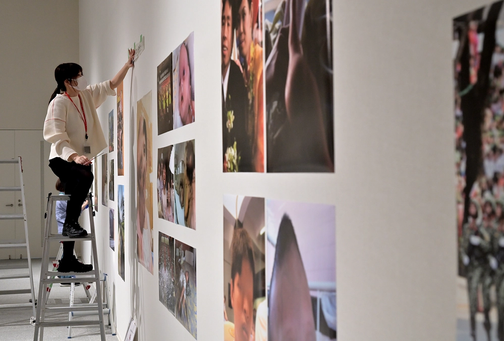 本日は来週から始まる写真展の準備に行ってきました