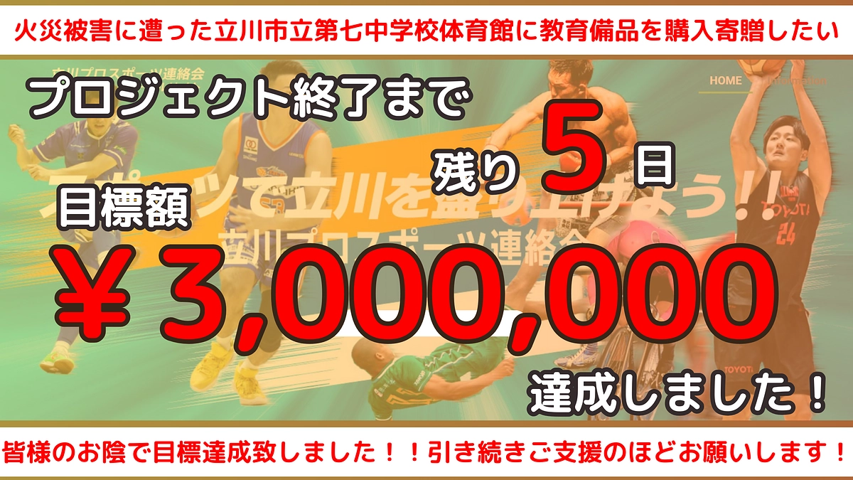 【速報】祝・3,000,000円達成しました！ありがとうございます！！