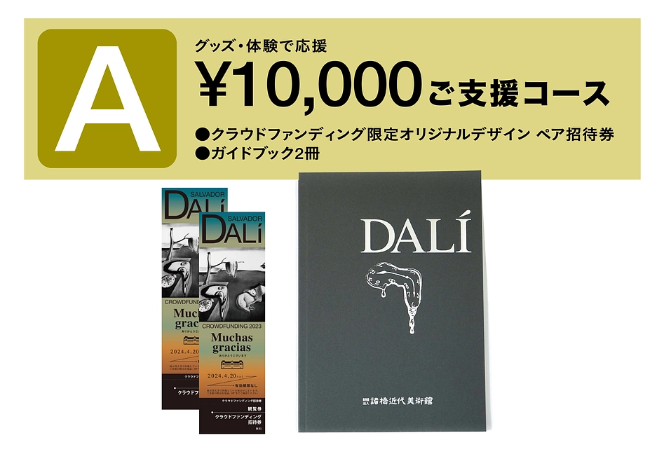 Aコースリターン品（オリジナルデザインペア招待券＋ガイドブック2冊）発送のご連絡