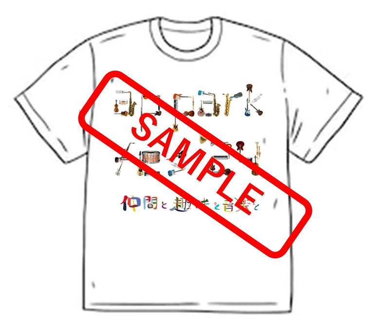リターン品のオリジナルTシャツデザインが決まりました！
