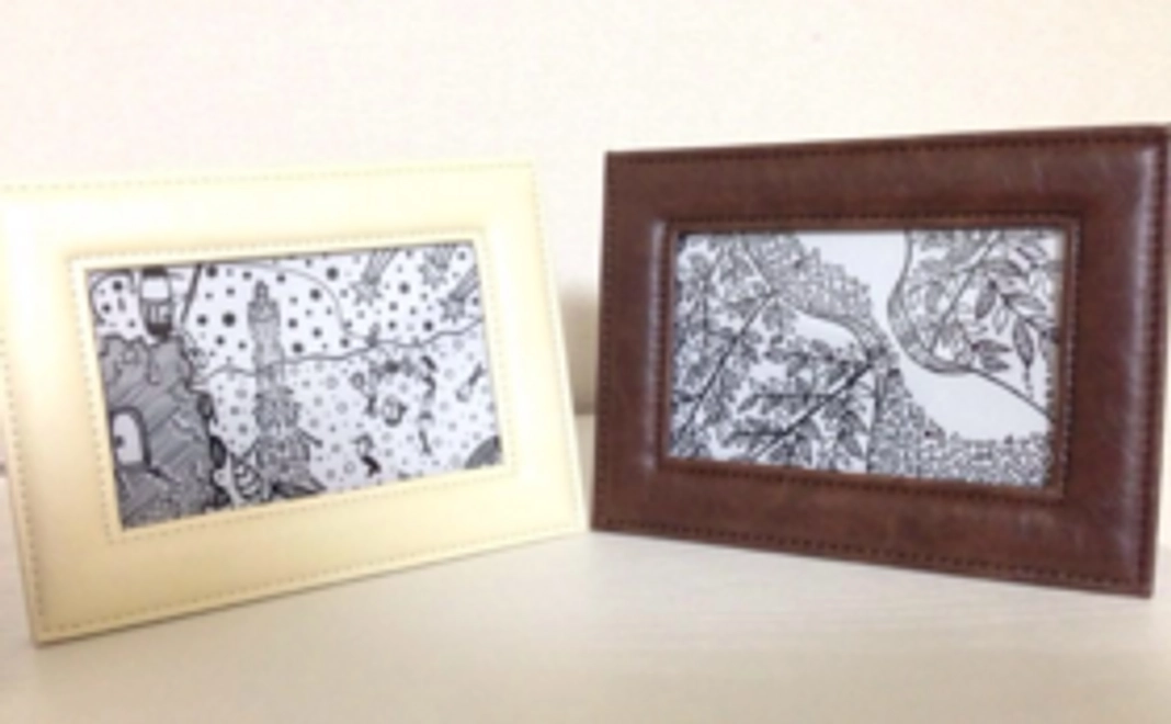 ◆thanks mail + ボールペン画3枚(L版サイズ)◆