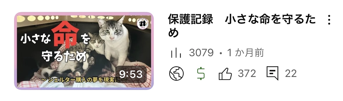 小さな命を守るため皆さまのお力をお貸し下さい