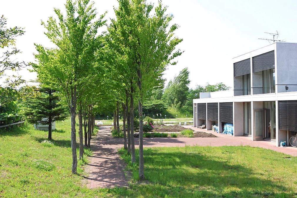 キッチンガーデンの通路が完成しました！