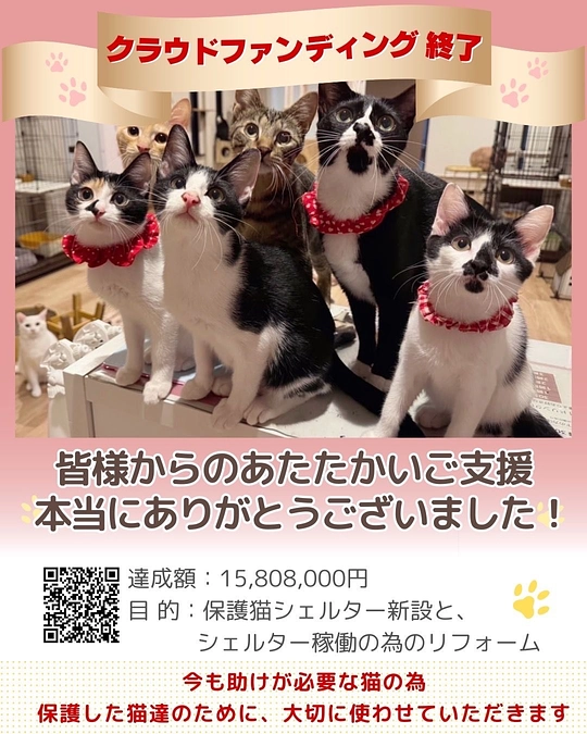 クラウドファンディング終了、本当にありがとうございました。