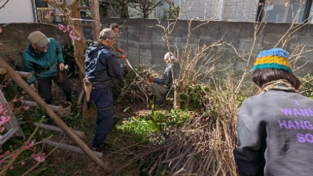 かつら文庫のお庭がきれいになりました！
