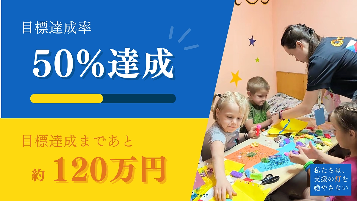 目標達成率50％を超えました！