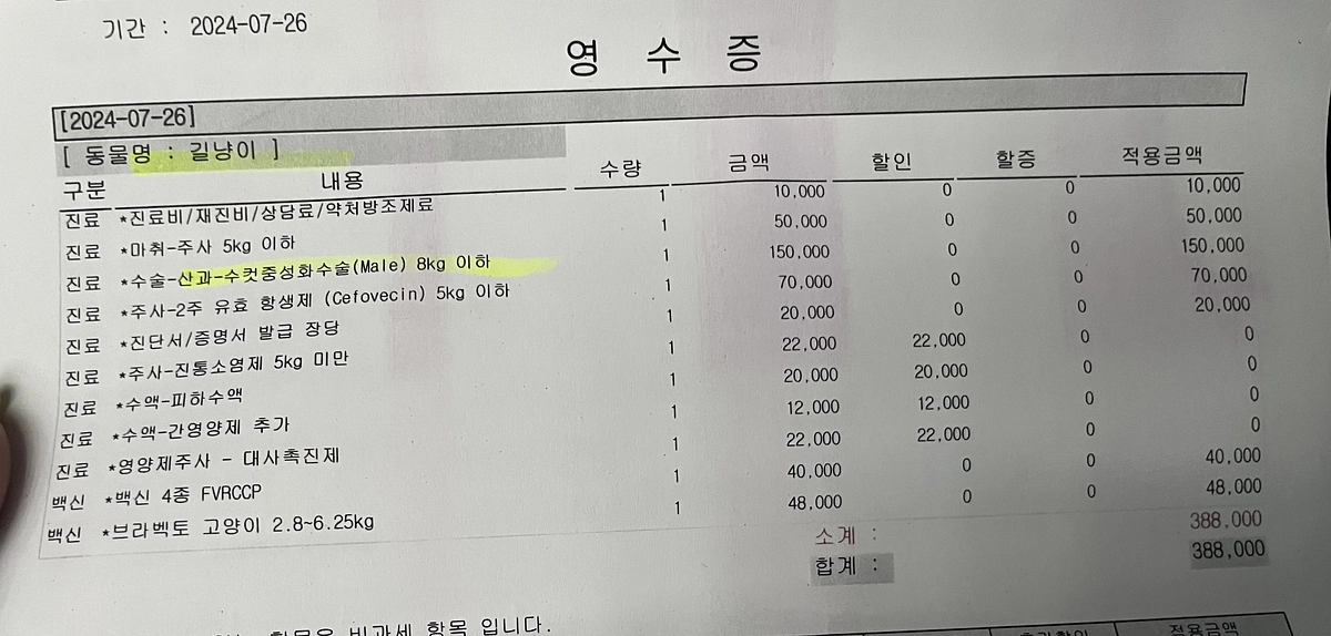 病院から帰ってきました。