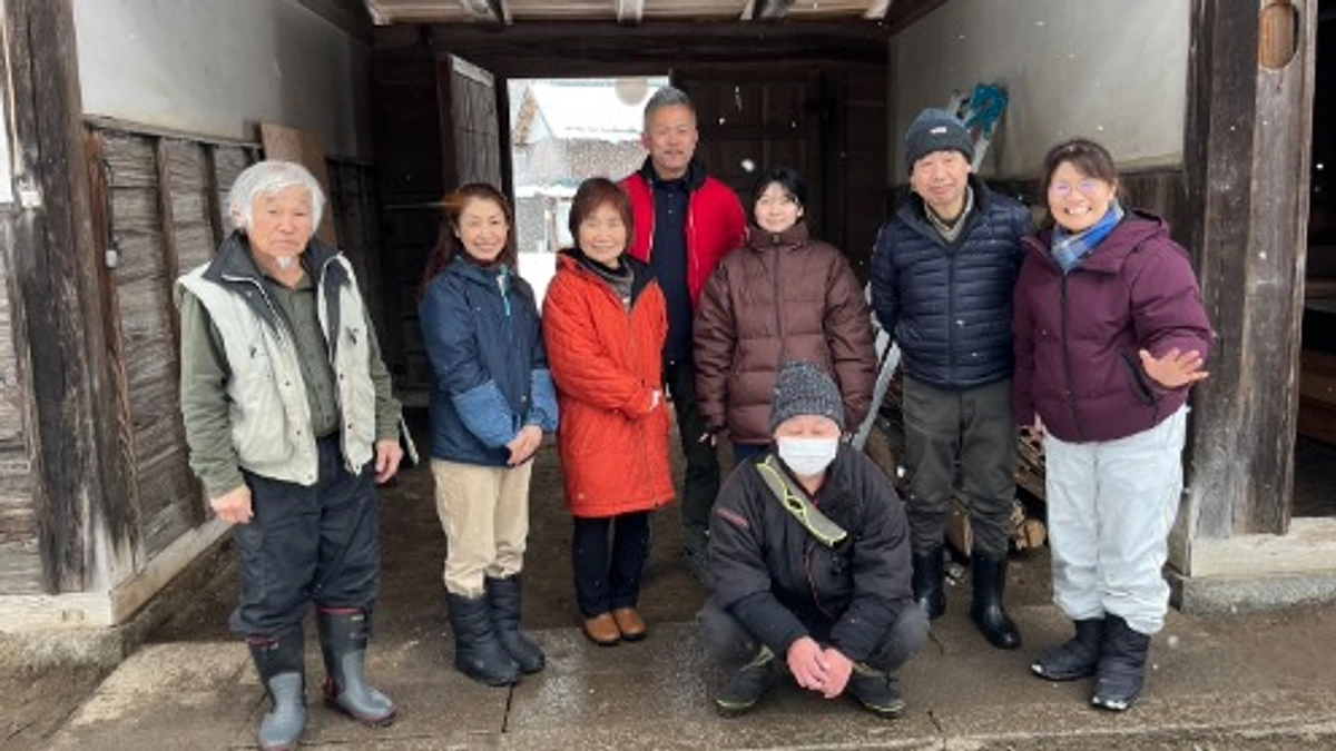 柿渋塗り第一回、とても賑やかに終わりました！