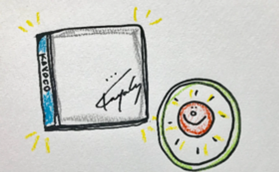 サイン入りアートブックCD  & オリジナルステッカー