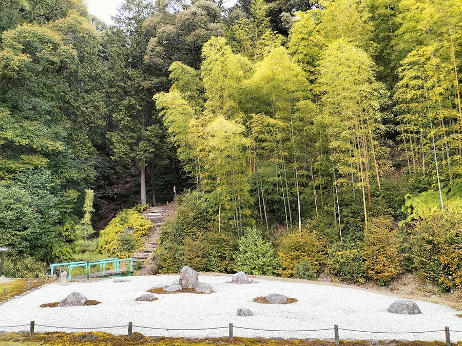 妙感寺の石庭