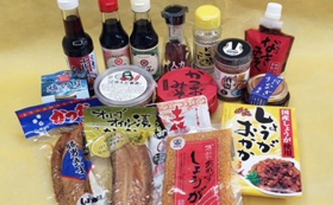 高知のおみやげ人気農産・海産物加工品