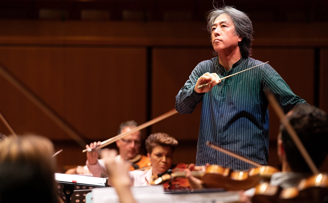 指揮者柳澤寿男がコンサートで使用した指揮棒プレゼント、リハーサルへの参加