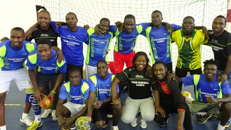 ザンビアハンドボールチーム五輪出場に向け日本との親善試合へ！