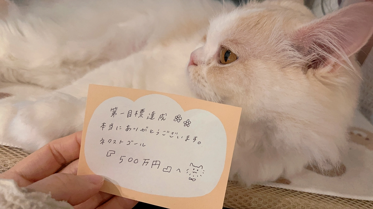 皆様のおかげで第一目標を達成しました！残り僅かな期間ですが、ネクストゴールに挑戦させてください！