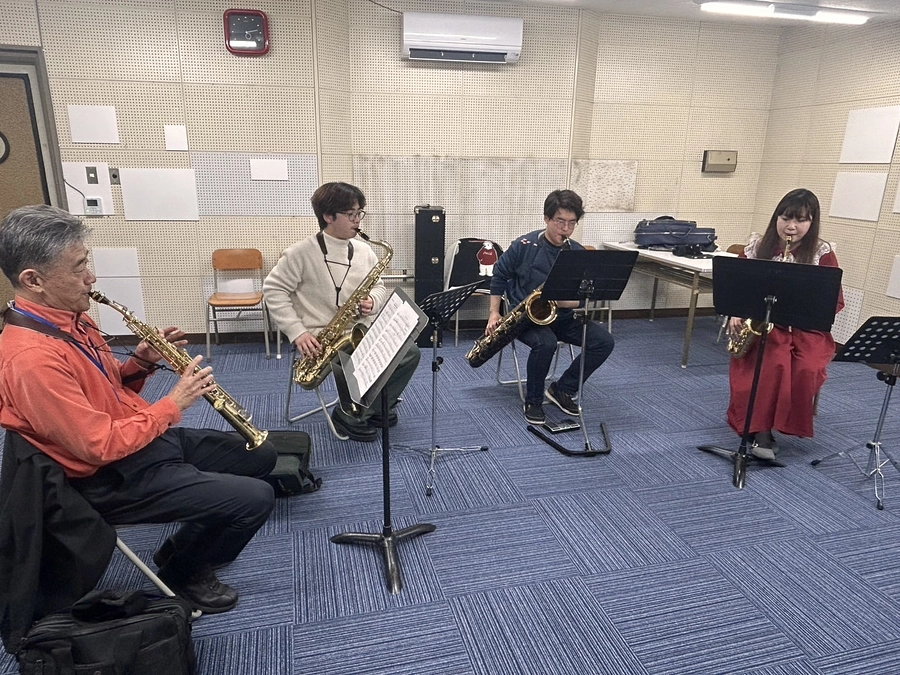 三日月先生とのアンサンブル練習が始まりました！