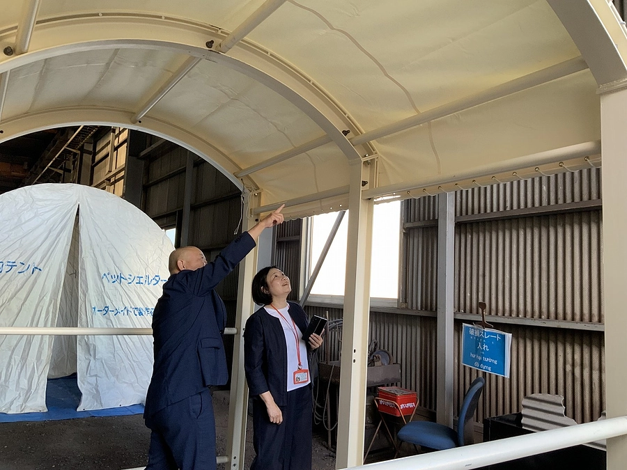 【28日目】議論の後は現場へGO！シェルターに触れる産学連携レポートVOL.2