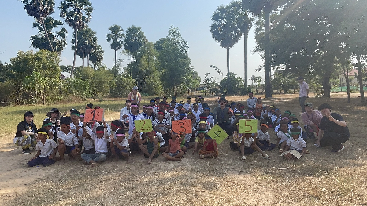 小学校で運動会を開催🎉Part1.