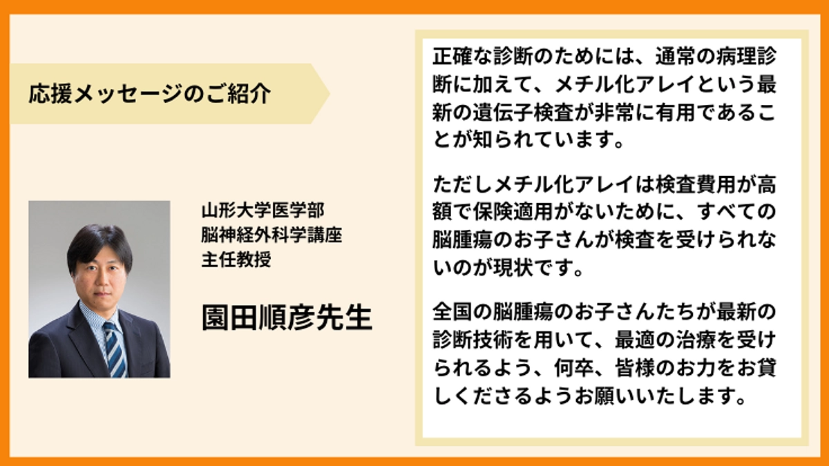 【応援メッセージのご紹介】園田順彦先生より