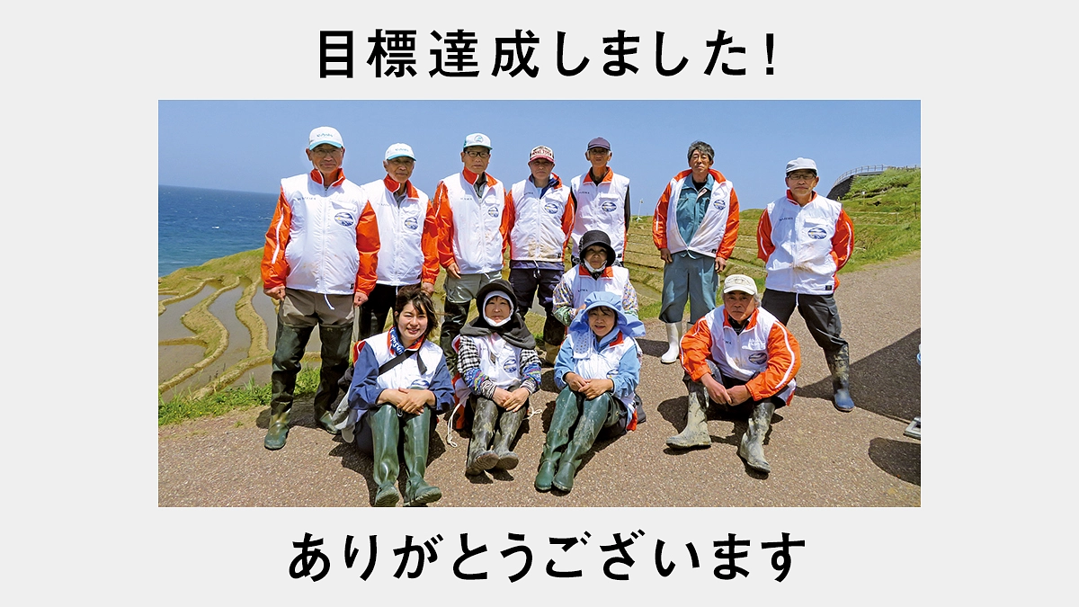 目標金額を達成しました。皆さまの御心に感謝いたします。