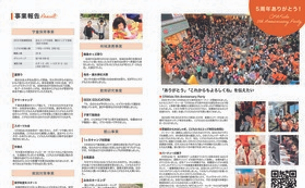 メイキング動画、年次報告書、活動報告書