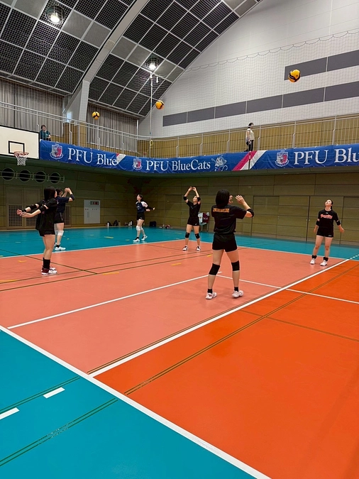 合宿１日目_PFUブルーキャッツ石川かほくさん