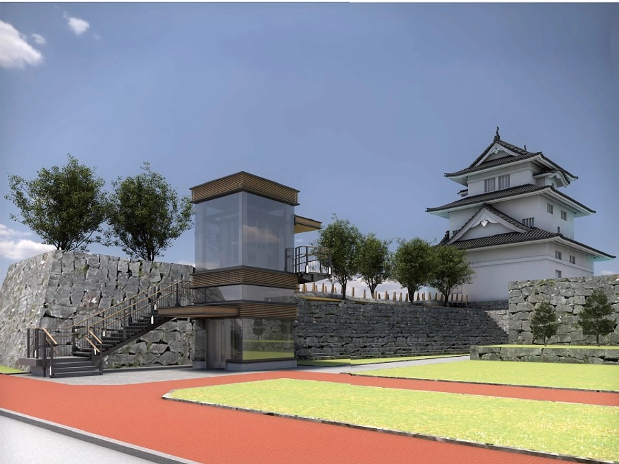 福井城坤櫓の新たなイメージパースを公開します！