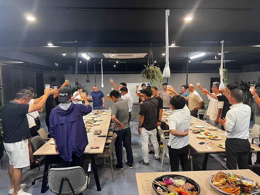 県内の青年会議所のメンバーに応援していただきました。