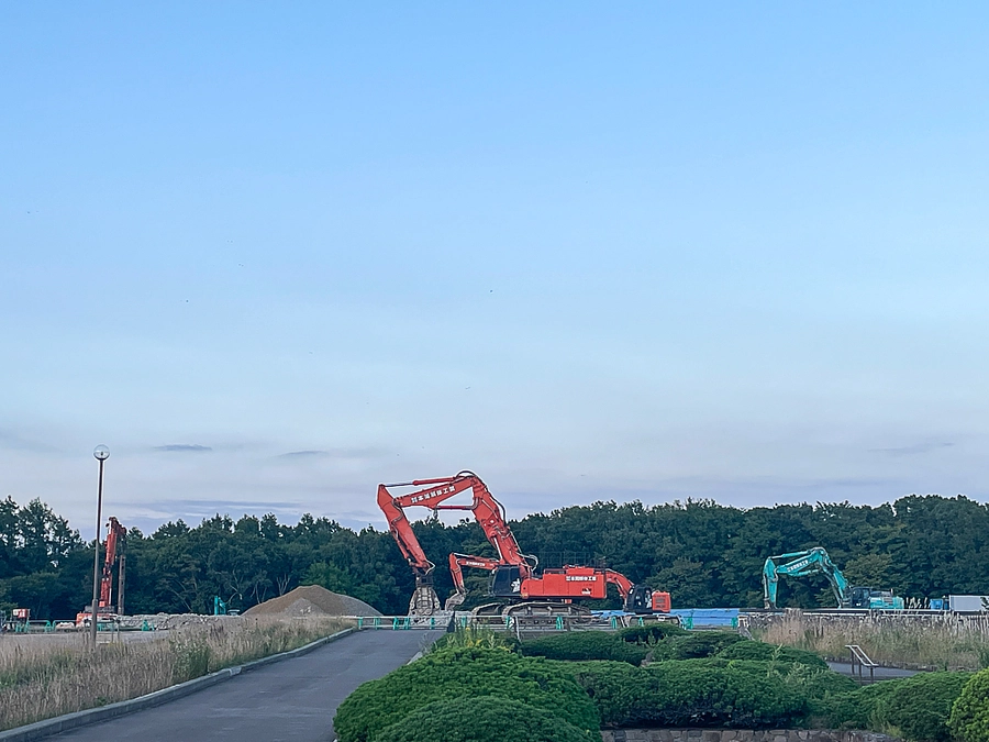 本日（令和5年9月10日)の北海道百年記念塔