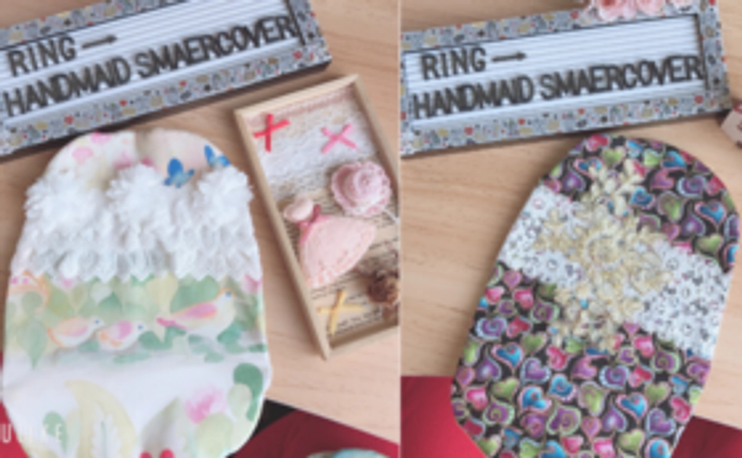 【おしゃれをして街へおでかけ】ストマカバー&腹巻・コサージュコース