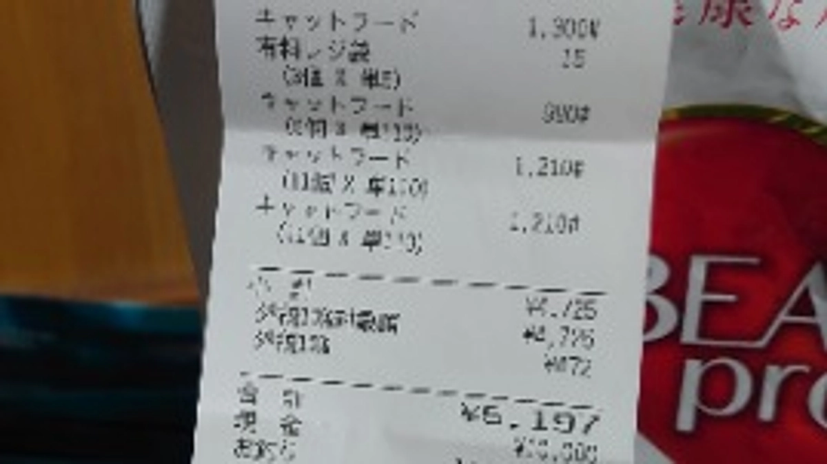 5月13日 支援金での購入品