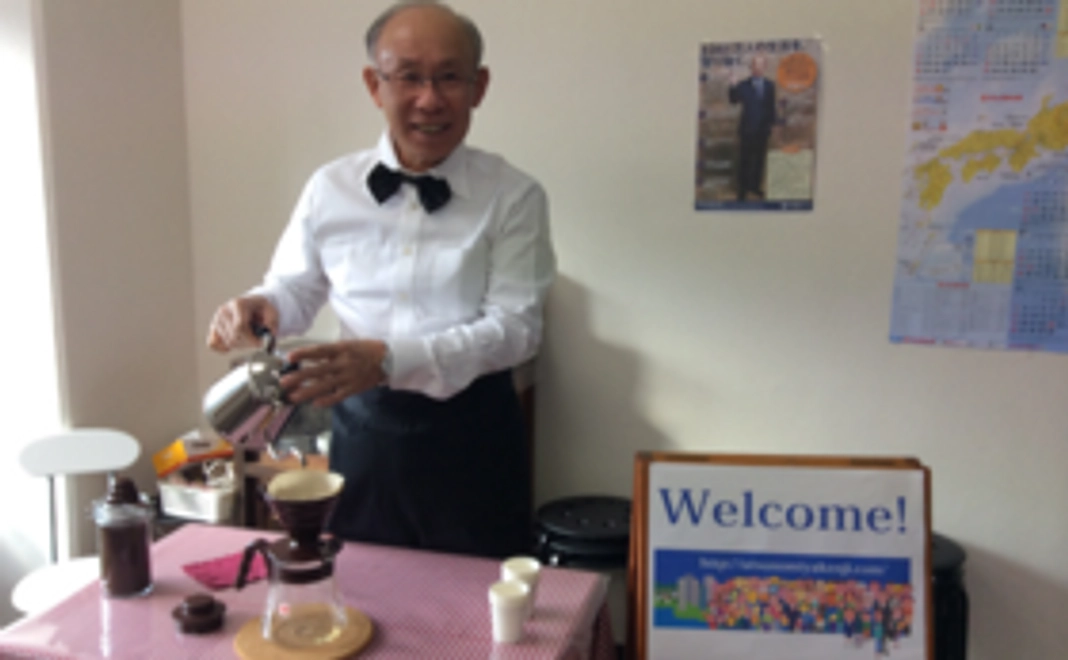 【来場者限定】自家焙煎コーヒーで宇都宮健児先生と交流会