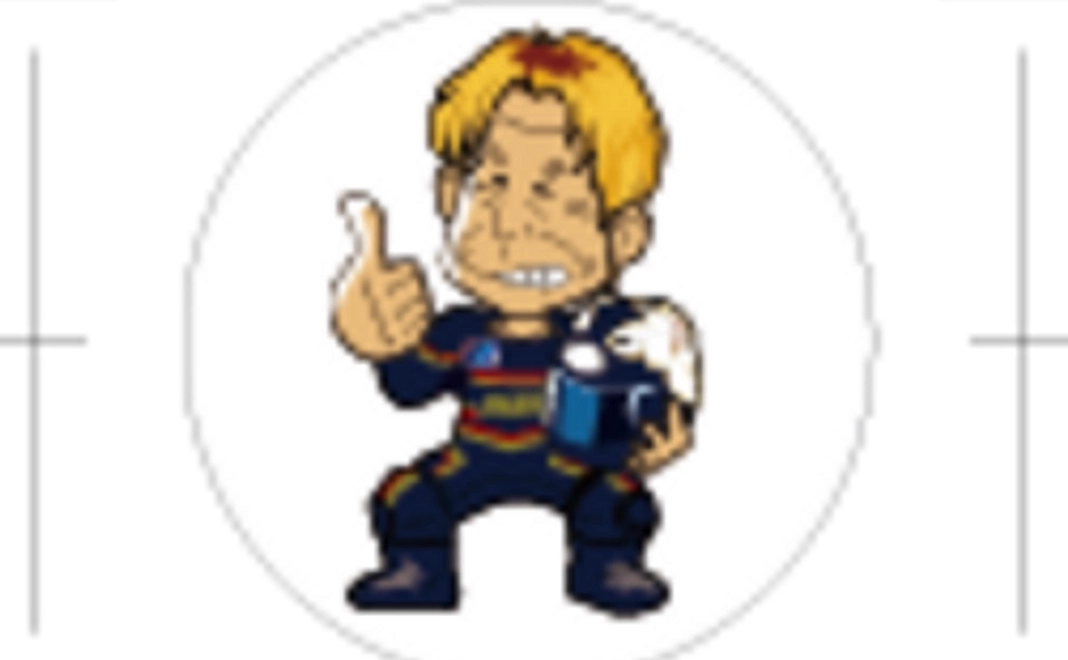 水谷勝 イラスト ステッカー