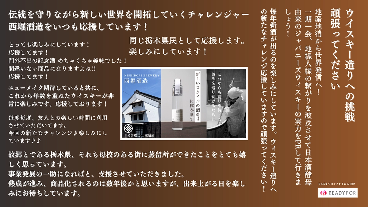 応援メッセージのご紹介