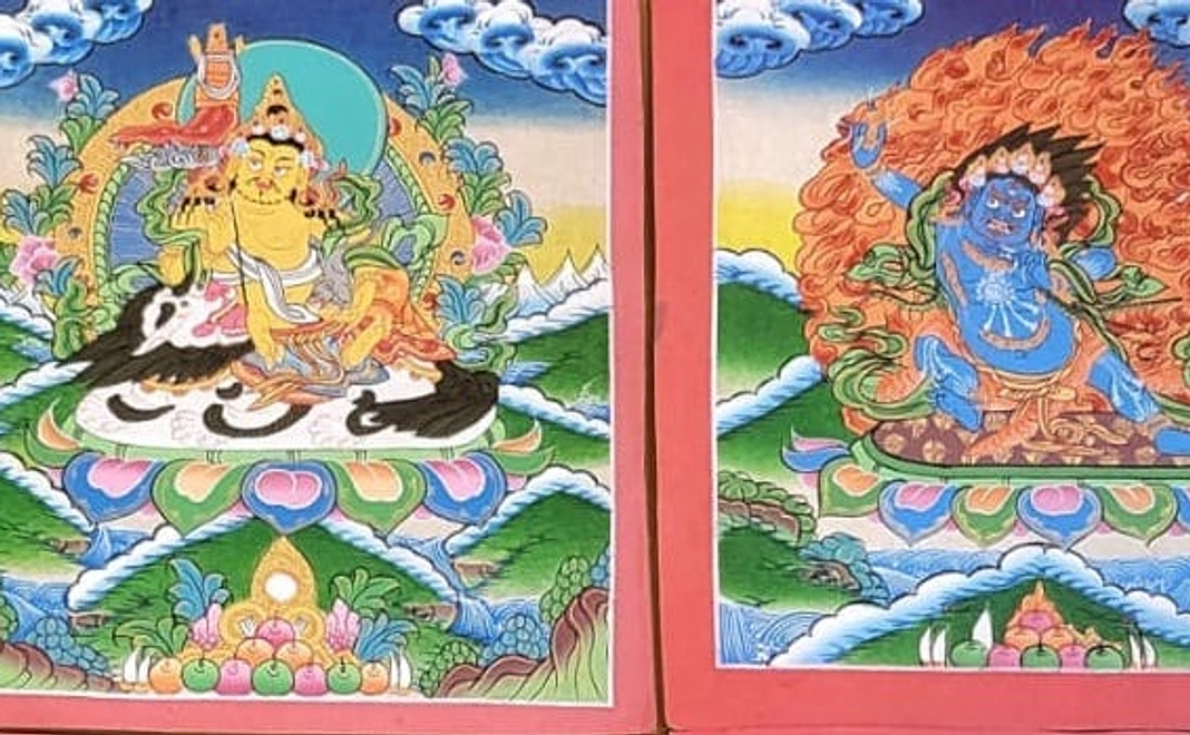 【ラダックの文化からの贈り物コース】 チベット仏教直筆タンカ