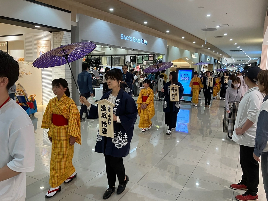 5/3 新小松イオンさんにて曳山子供歌舞伎のPR！