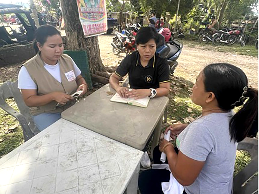 ボゴ市とサン・レミジオ市で被害状況とニーズの調査を実施しました