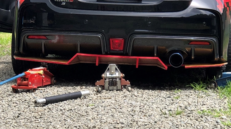 ニッサンノ－トニスモ後期用リアディフューザー製作