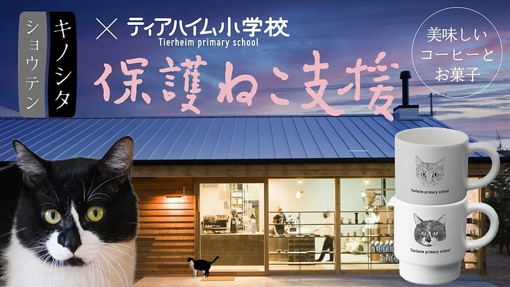 スペシャルティコーヒーとお菓子で、保護ねこ施設をご支援ください！