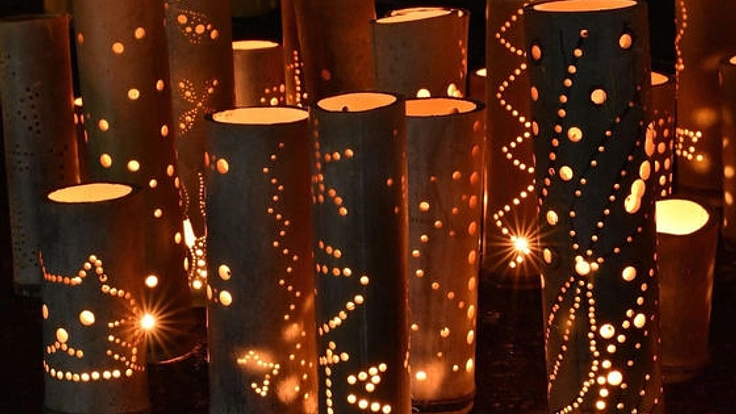 人にも環境にも優しい竹あかり。和歌山から社会を明るく元気に！